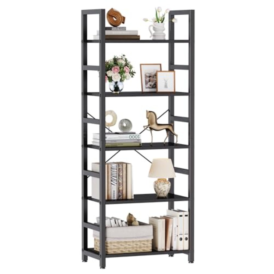 Bookshelf - Estantería de 5 Niveles, Librería Moderna