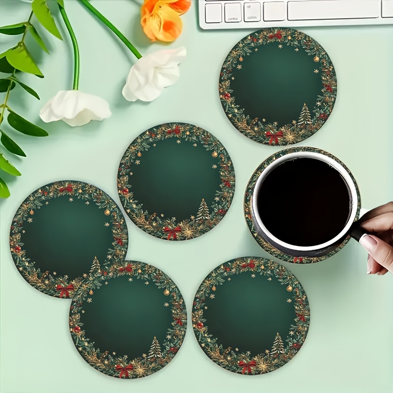 Office Furniture Brands - Juego de posavasos de madera de