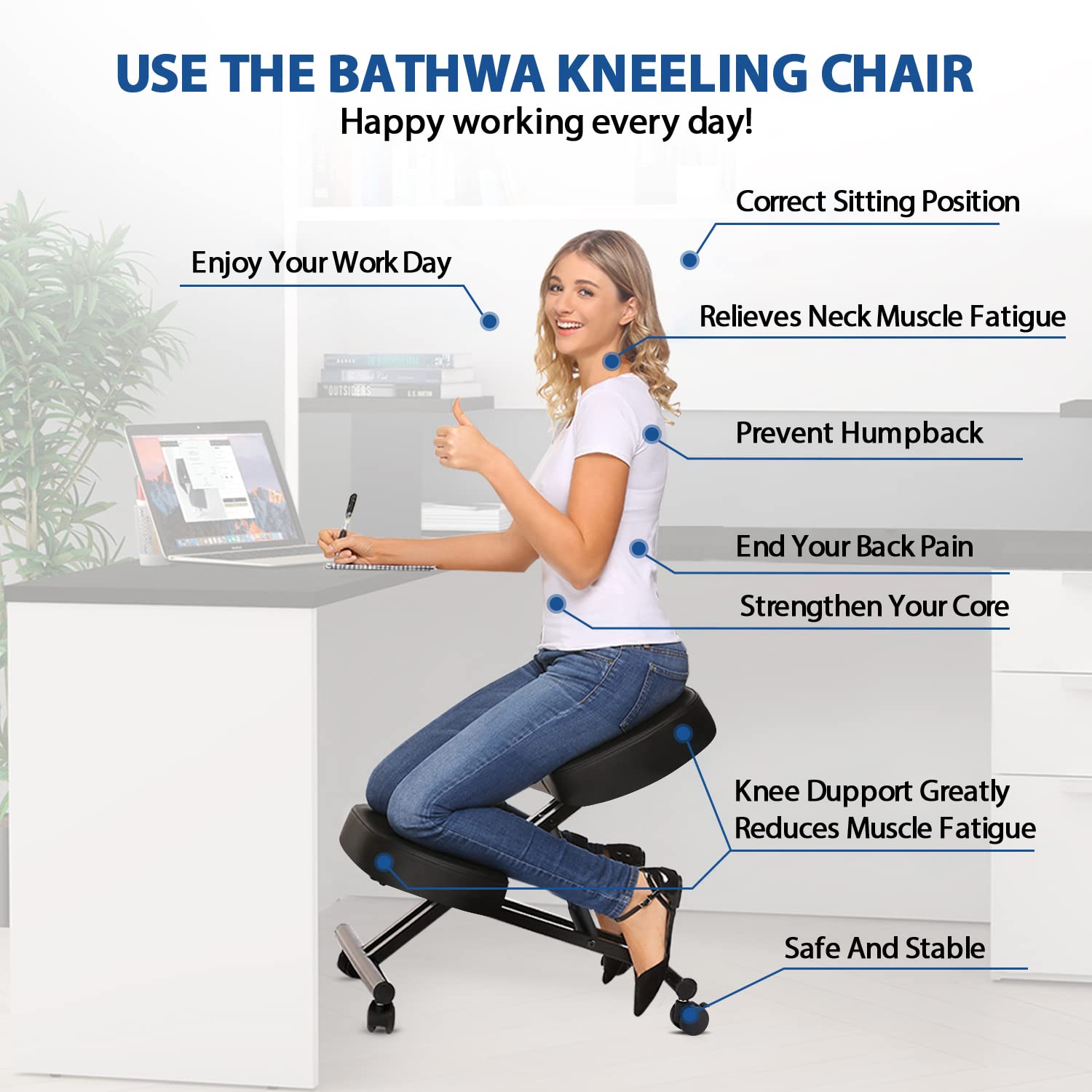 Silla Ergonómica para Arrodill - Office Stool reseña y precio