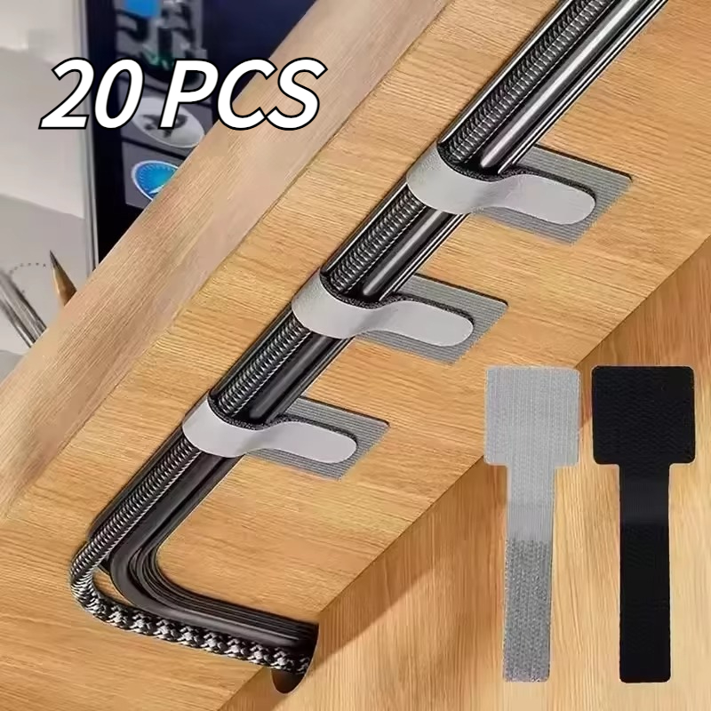 Bridas de cable reutilizables, - Desk Organizer reseña y precio