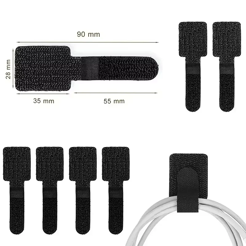 Bridas de cable reutilizables, - Desk Organizer reseña y precio