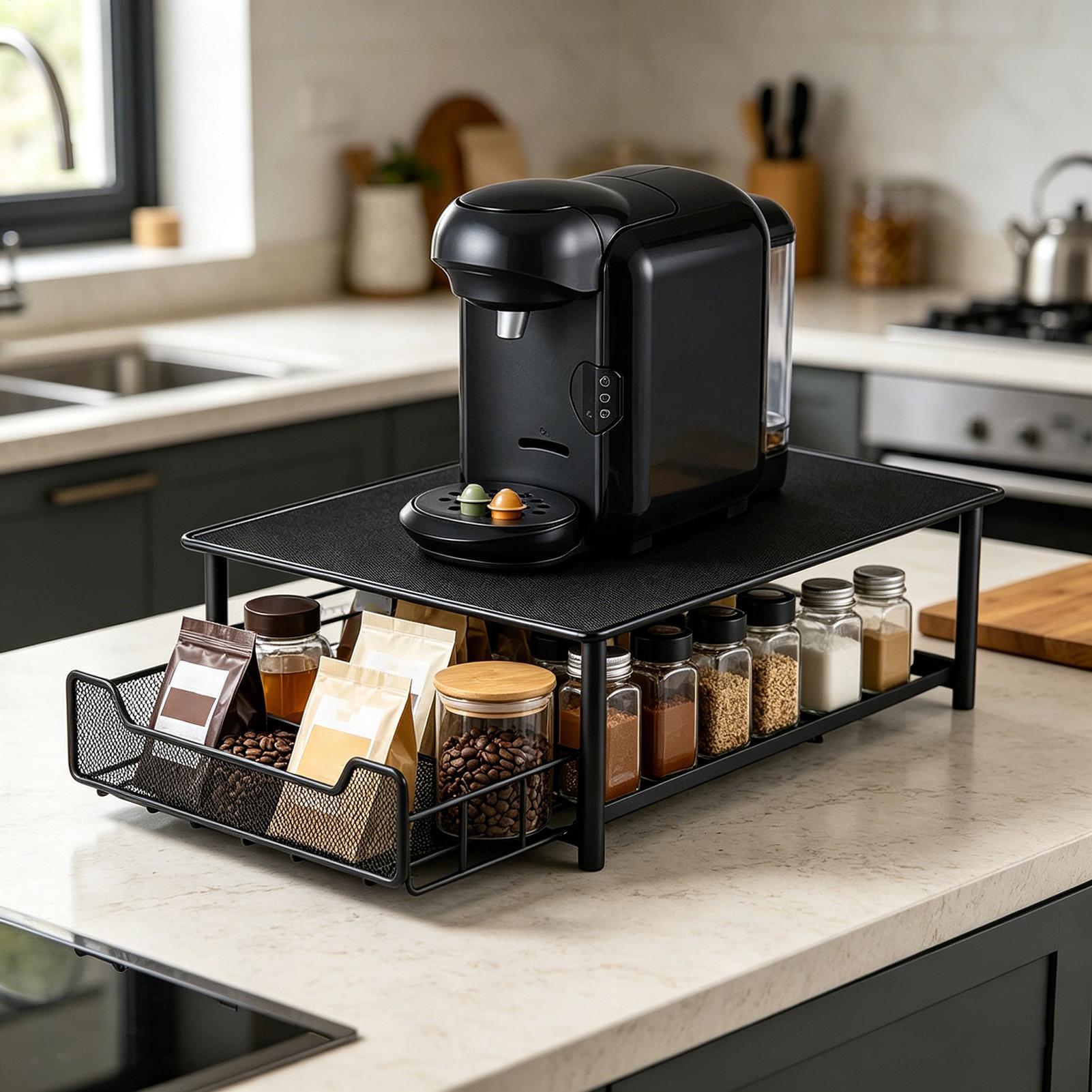 Organizador de cápsulas de caf - Monitor Stand reseña y precio
