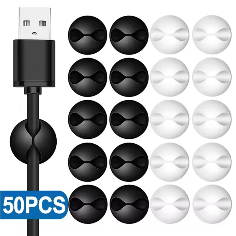Clips para cables de escritori - Desk Organizer reseña y precio