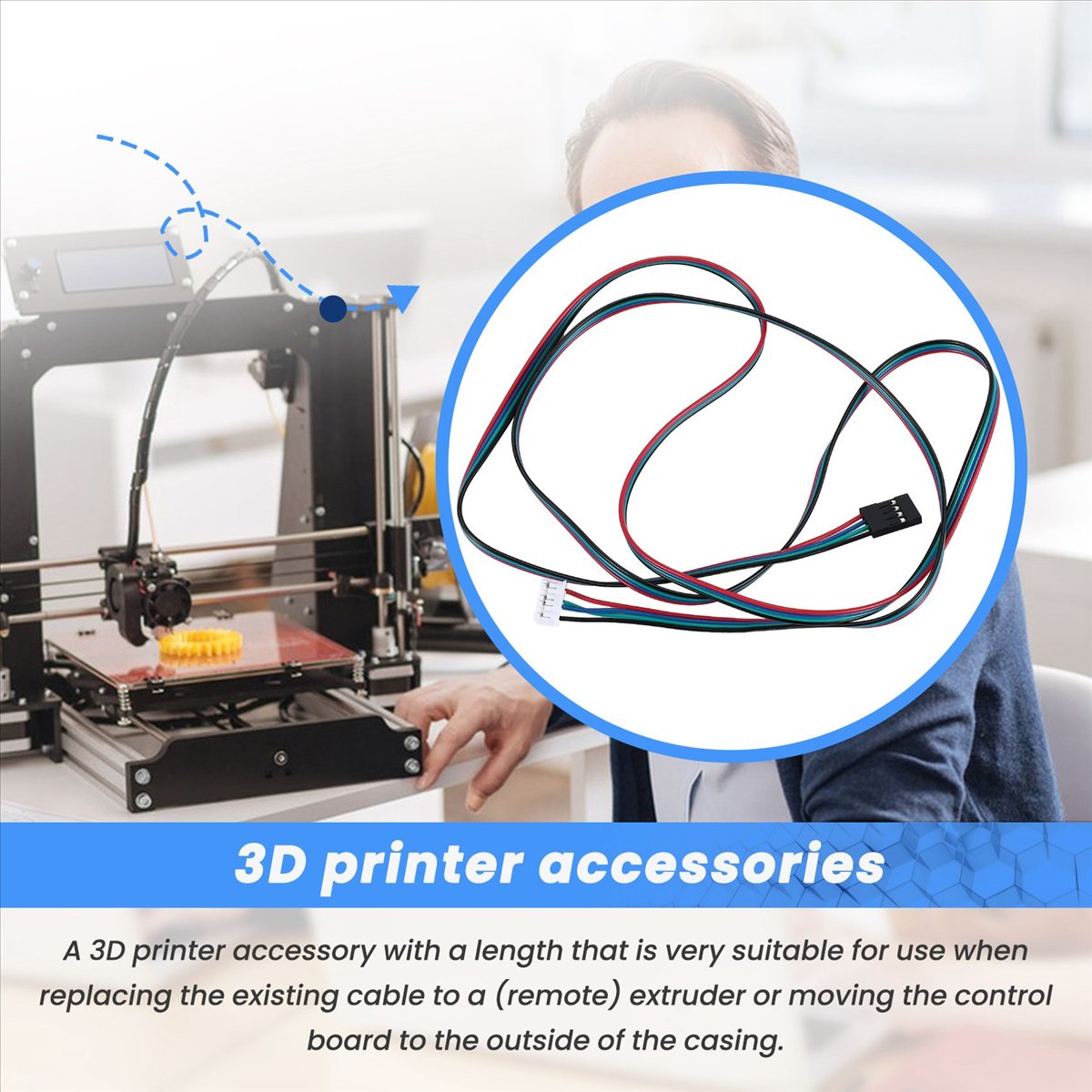 Cable Extendido para Motor Pas - Printer Stand reseña y precio